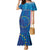 Cape Verde Tubaroes Azuis Custom Family Matching Mermaid Dress and Hawaiian Shirt Break The Waves - Wonder Print Shop