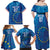 Cape Verde Tubaroes Azuis Custom Family Matching Off Shoulder Maxi Dress and Hawaiian Shirt Break The Waves - Wonder Print Shop