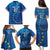 Cape Verde Tubaroes Azuis Custom Family Matching Puletasi and Hawaiian Shirt Break The Waves - Wonder Print Shop