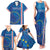 Cape Verde Tubaroes Azuis Custom Family Matching Tank Maxi Dress and Hawaiian Shirt Break The Waves - Wonder Print Shop
