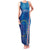 Cape Verde Tubaroes Azuis Custom Family Matching Tank Maxi Dress and Hawaiian Shirt Break The Waves - Wonder Print Shop