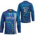 Cape Verde Tubaroes Azuis Custom Hockey Jersey Break The Waves - Wonder Print Shop