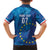Cape Verde Tubaroes Azuis Custom Kid Hawaiian Shirt Break The Waves - Wonder Print Shop