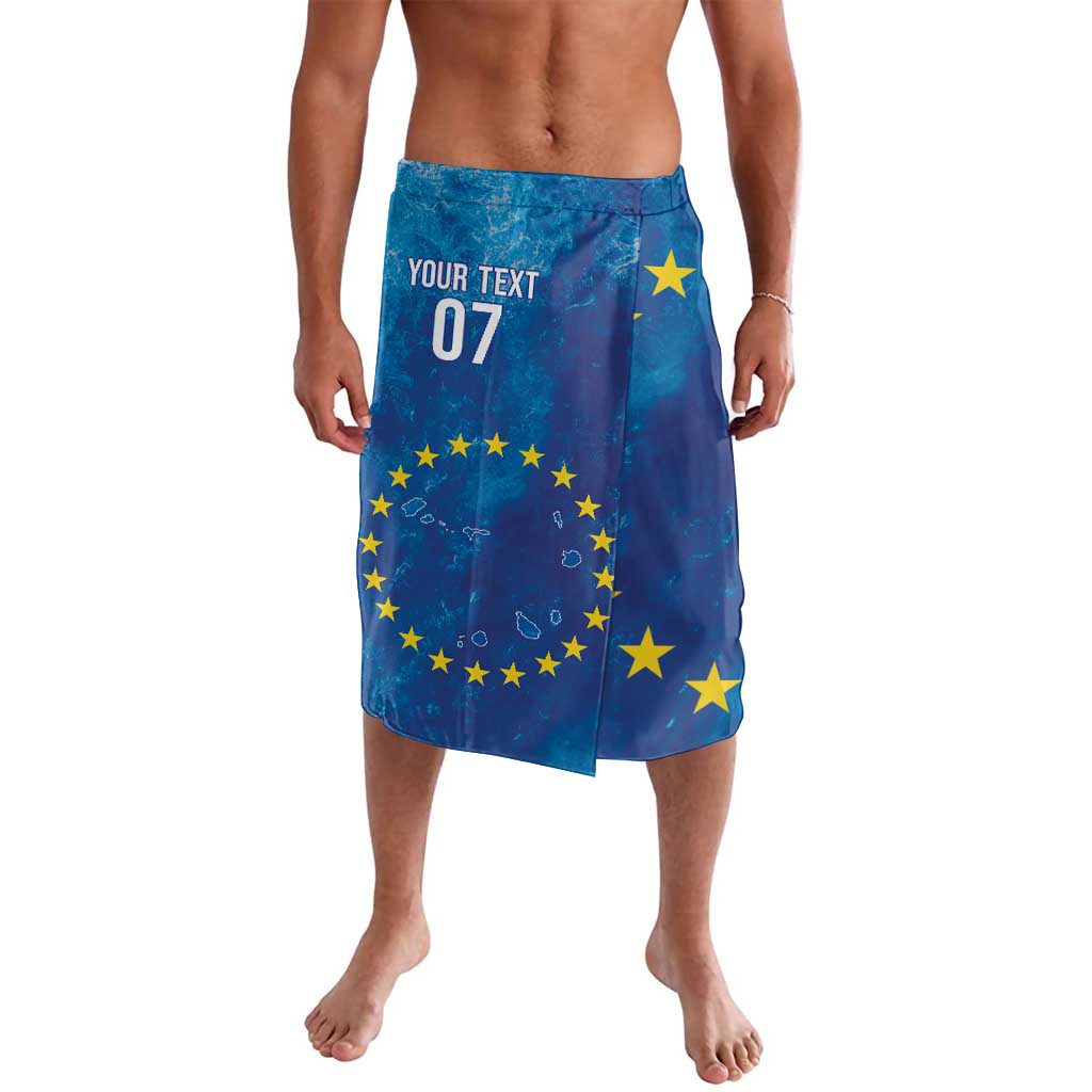 Cape Verde Tubaroes Azuis Custom Lavalava Break The Waves - Wonder Print Shop