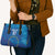 Cape Verde Tubaroes Azuis Custom Leather Bag Break The Waves - Wonder Print Shop
