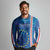 Cape Verde Tubaroes Azuis Custom Long Sleeve Polo Shirt Break The Waves - Wonder Print Shop