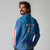 Cape Verde Tubaroes Azuis Custom Long Sleeve Polo Shirt Break The Waves - Wonder Print Shop