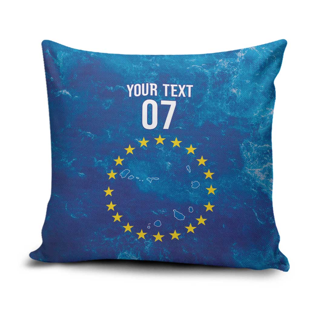 Cape Verde Tubaroes Azuis Custom Pillow Cover Break The Waves - Wonder Print Shop