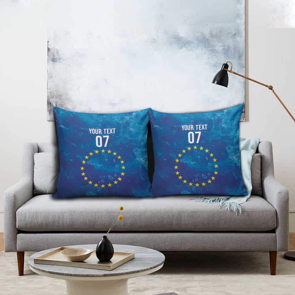 Cape Verde Tubaroes Azuis Custom Pillow Cover Break The Waves - Wonder Print Shop