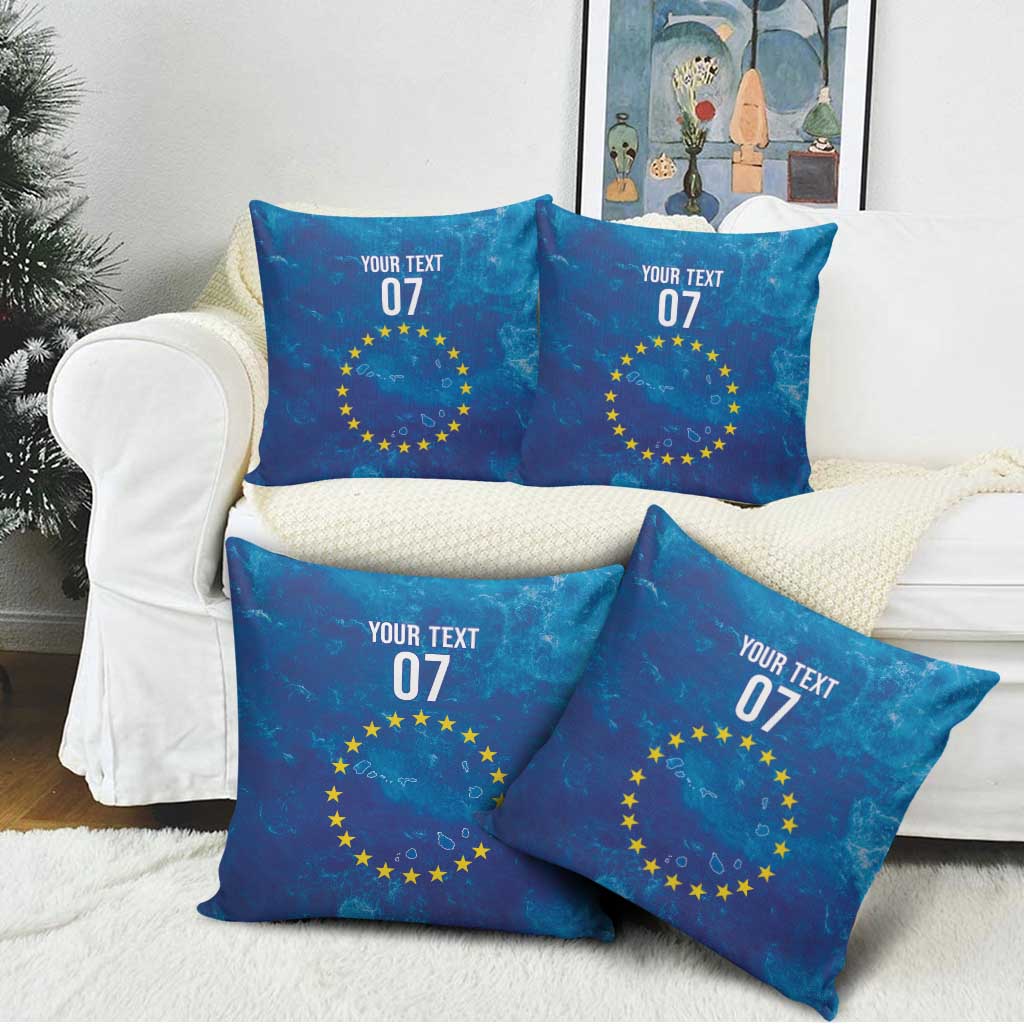 Cape Verde Tubaroes Azuis Custom Pillow Cover Break The Waves - Wonder Print Shop