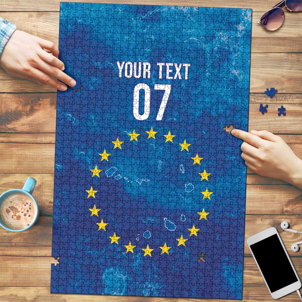 Cape Verde Tubaroes Azuis Custom Puzzle Break The Waves - Wonder Print Shop