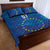 Cape Verde Tubaroes Azuis Custom Quilt Bed Set Break The Waves - Wonder Print Shop