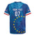 Cape Verde Tubaroes Azuis Custom Rugby Jersey Break The Waves - Wonder Print Shop