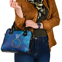 Cape Verde Tubaroes Azuis Custom Shoulder Handbag Break The Waves - Wonder Print Shop