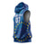 Cape Verde Tubaroes Azuis Custom Sleeveless Hoodie Break The Waves - Wonder Print Shop