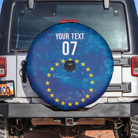 Cape Verde Tubaroes Azuis Custom Spare Tire Cover Break The Waves - Wonder Print Shop