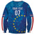 Cape Verde Tubaroes Azuis Custom Sweatshirt Break The Waves - Wonder Print Shop