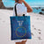 Cape Verde Tubaroes Azuis Custom Tote Bag Break The Waves - Wonder Print Shop