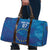 Cape Verde Tubaroes Azuis Custom Travel Bag Break The Waves - Wonder Print Shop