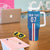 Cape Verde Tubaroes Azuis Custom Tumbler With Handle Break The Waves - Wonder Print Shop