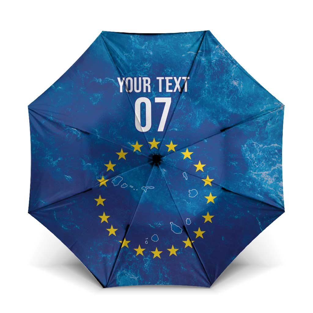 Cape Verde Tubaroes Azuis Custom Umbrella Break The Waves - Wonder Print Shop