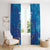Cape Verde Tubaroes Azuis Custom Window Curtain Break The Waves - Wonder Print Shop