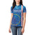 Cape Verde Tubaroes Azuis Custom Women Polo Shirt Break The Waves - Wonder Print Shop