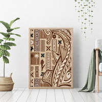 Samoa Tapa Canvas Wall Art Siapo Mix Tatau Patterns LT7 - Wonder Print Shop