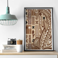 Samoa Tapa Canvas Wall Art Siapo Mix Tatau Patterns LT7 - Wonder Print Shop