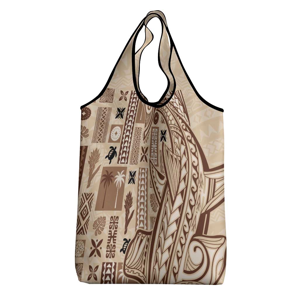 Samoa Tapa Grocery Bag Siapo Mix Tatau Patterns