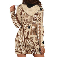 Samoa Tapa Hoodie Dress Siapo Mix Tatau Patterns - Wonder Print Shop