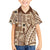 Samoa Tapa Kid Hawaiian Shirt Siapo Mix Tatau Patterns - Wonder Print Shop