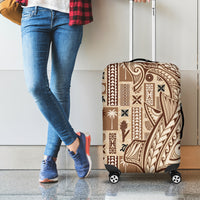 Samoa Tapa Luggage Cover Siapo Mix Tatau Patterns - Wonder Print Shop
