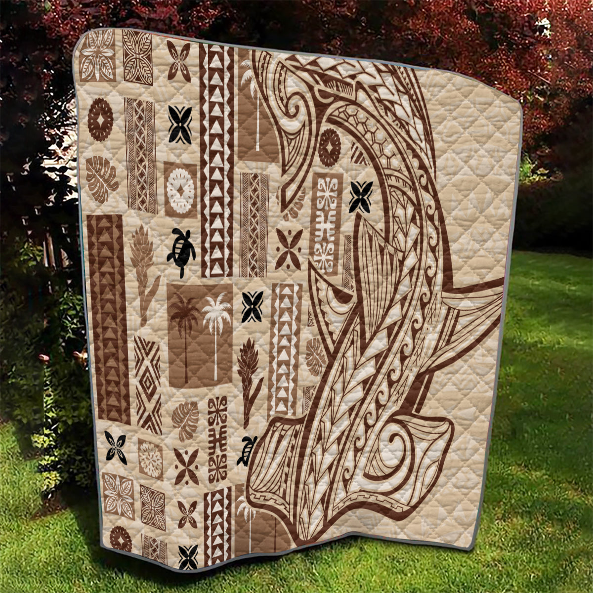 Samoa Tapa Quilt Siapo Mix Tatau Patterns - Wonder Print Shop