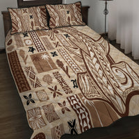 Samoa Tapa Quilt Bed Set Siapo Mix Tatau Patterns - Wonder Print Shop