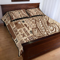 Samoa Tapa Quilt Bed Set Siapo Mix Tatau Patterns - Wonder Print Shop