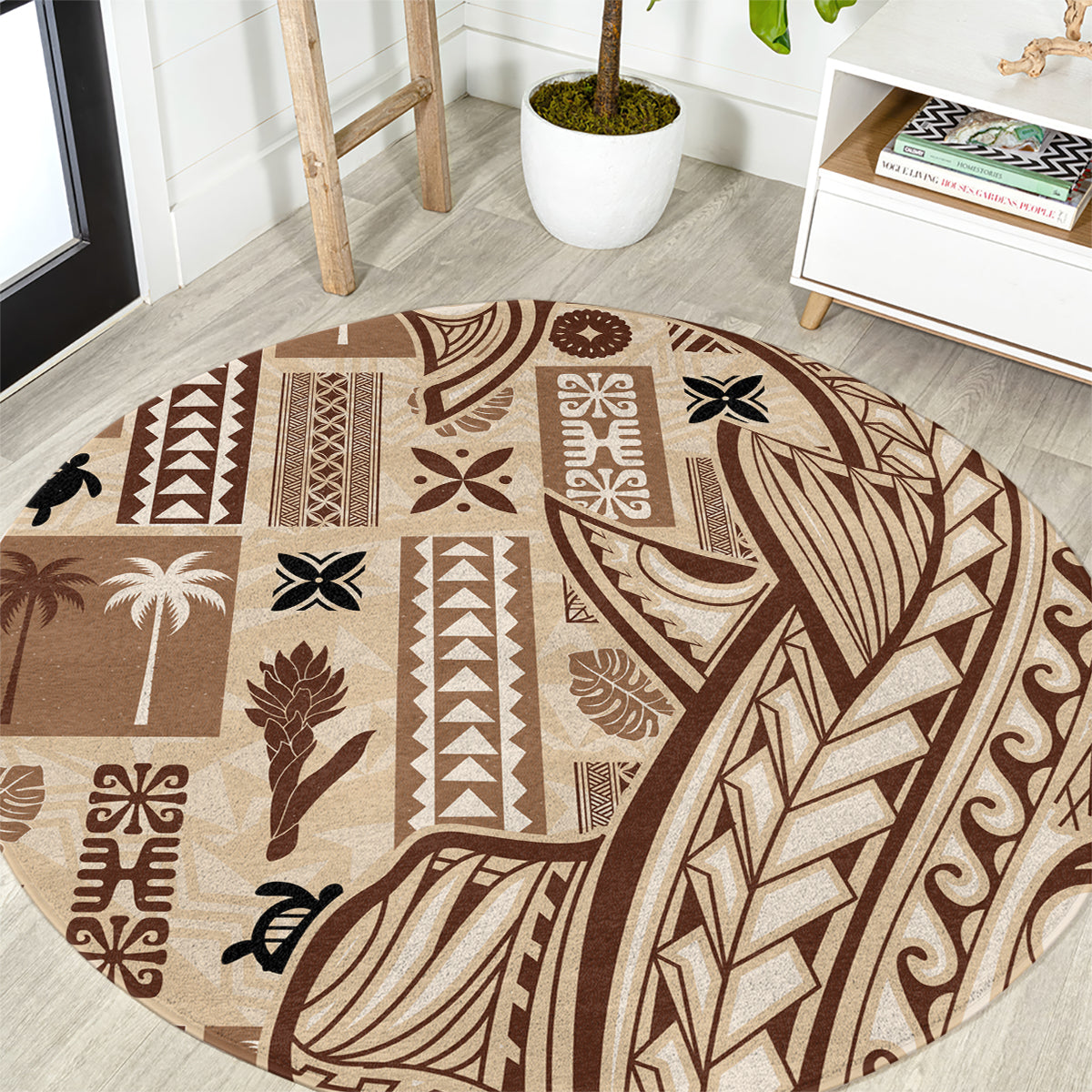 samoa-tapa-round-carpet-siapo-mix-tatau-patterns