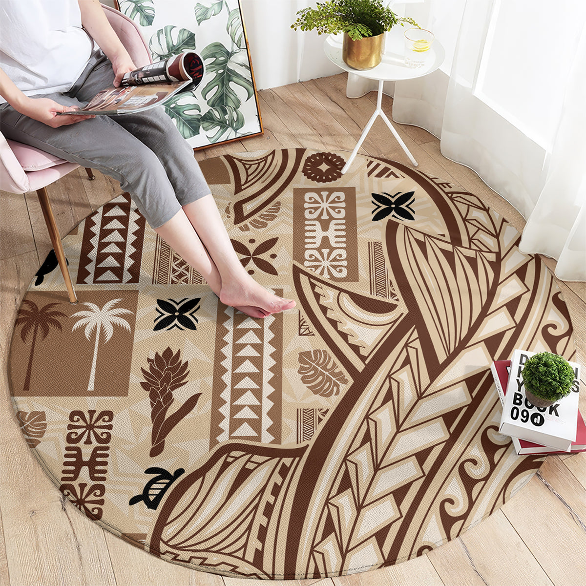 samoa-tapa-round-carpet-siapo-mix-tatau-patterns