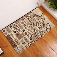 Samoa Tapa Rubber Doormat Siapo Mix Tatau Patterns - Wonder Print Shop
