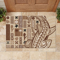 Samoa Tapa Rubber Doormat Siapo Mix Tatau Patterns - Wonder Print Shop