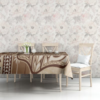 Samoa Tapa Tablecloth Siapo Mix Tatau Patterns - Wonder Print Shop