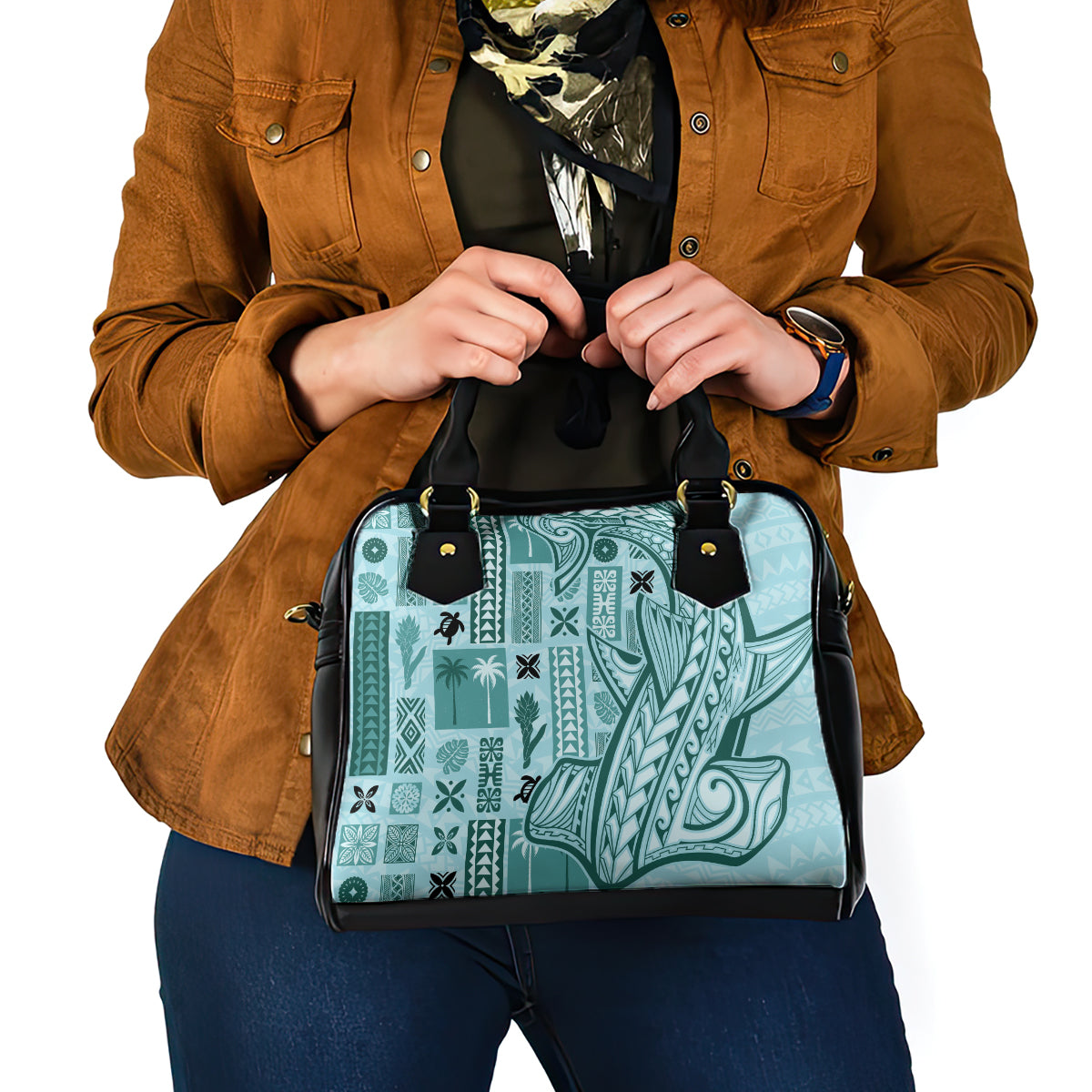 samoa-tapa-shoulder-handbag-siapo-mix-tatau-patterns-teal