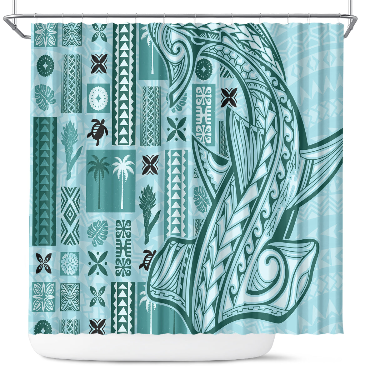 samoa-tapa-shower-curtain-siapo-mix-tatau-patterns-teal