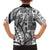 Samoa Tapa Kid Hawaiian Shirt Siapo Mix Tatau Patterns - White - Wonder Print Shop