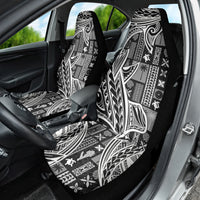 Samoa Tapa Car Seat Cover Siapo Mix Tatau Patterns - Black LT7 - Wonder Print Shop