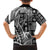 Samoa Tapa Kid Hawaiian Shirt Siapo Mix Tatau Patterns - Black - Wonder Print Shop