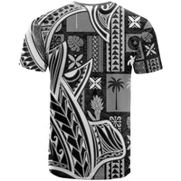 Samoa Tapa T Shirt Siapo Mix Tatau Patterns - Black - Wonder Print Shop