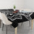 Samoa Tapa Tablecloth Siapo Mix Tatau Patterns - Black - Wonder Print Shop