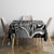 Samoa Tapa Tablecloth Siapo Mix Tatau Patterns - Black - Wonder Print Shop
