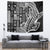 Samoa Tapa Tapestry Siapo Mix Tatau Patterns - Black - Wonder Print Shop